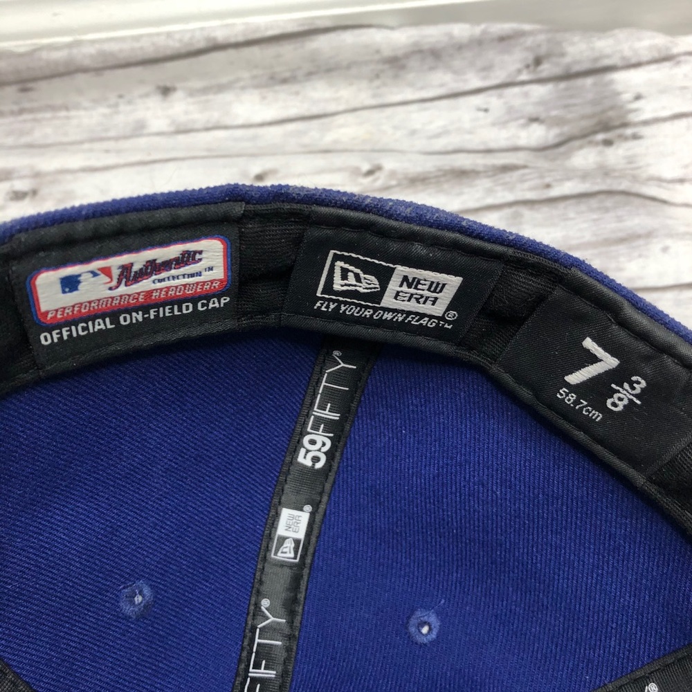 ❌SOLD❌ 59FIFTY NEW ERA Blue LA Dodgers Fitted Hat - Picture 5 of 7